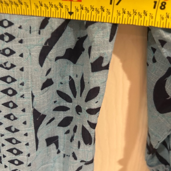 Lola Australia Blue Patterned Women's Cotton Dress Medium - Picture 8 of 8